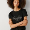 Strass-Logo-T-Shirt