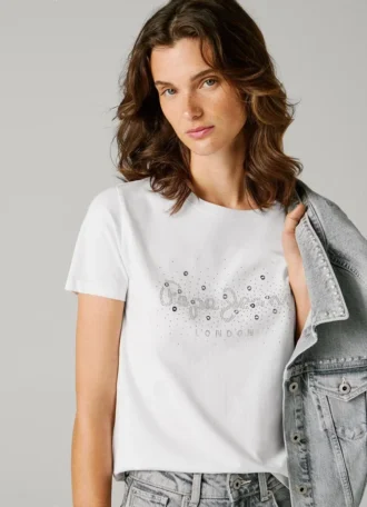 Strass-Logo-T-Shirt