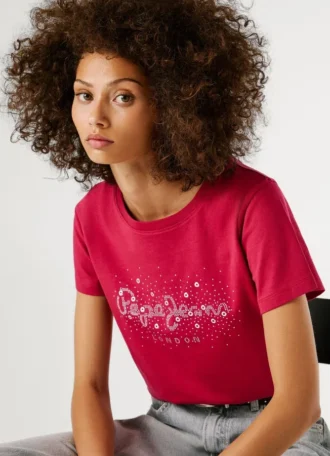 Strass-Logo-T-Shirt