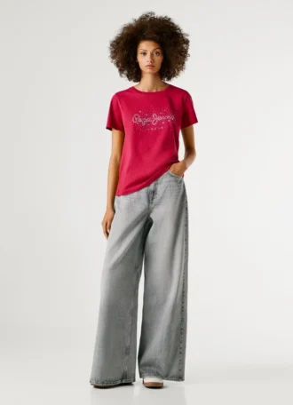 Strass-Logo-T-Shirt