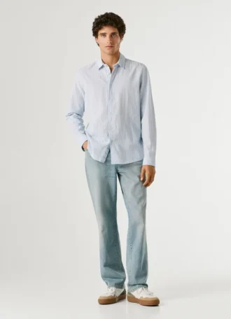 Streifenhemd in Regular Fit