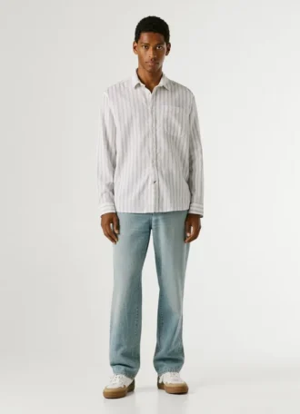 Streifenhemd in Regular Fit