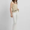 Stretchhose mit ausgestelltem Schnitt