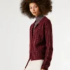 Strickjacke mit Pailletten