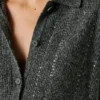 Strickjacke mit Pailletten
