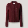 Strickjacke mit Pailletten