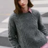 Strickpullover mit Rundhalsausschnitt Strickpullover mit Rundhalsausschnitt