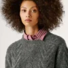 Strickpullover mit Rundhalsausschnitt Strickpullover mit Rundhalsausschnitt