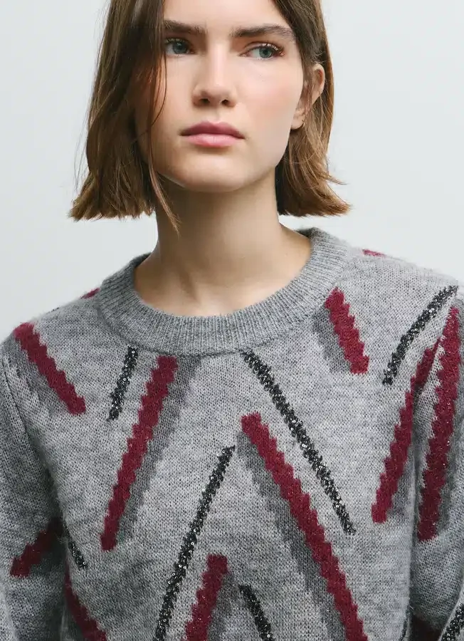 Strickpullover mit Rundhalsausschnitt Strickpullover mit Rundhalsausschnitt
