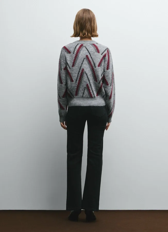 Strickpullover mit Rundhalsausschnitt Strickpullover mit Rundhalsausschnitt