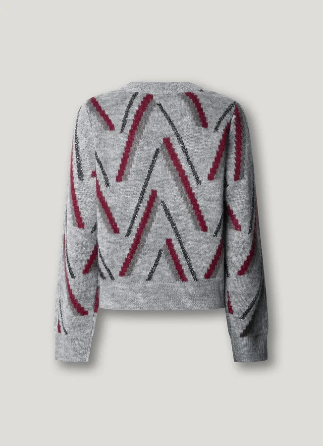 Strickpullover mit Rundhalsausschnitt Strickpullover mit Rundhalsausschnitt