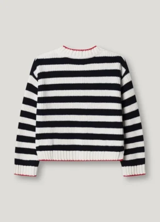 Strickpullover mit V-Ausschnitt