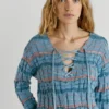 Strickpullover mit V-Ausschnitt