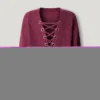 Strickpullover mit V-Ausschnitt Strickpullover mit V-Ausschnitt