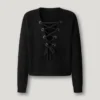 Strickpullover mit V-Ausschnitt