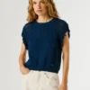 Strickweste mit Rundhalsausschnitt Strickweste mit Rundhalsausschnitt