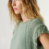 Strickweste mit Rundhalsausschnitt Strickweste mit Rundhalsausschnitt