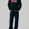 Sweatshirt mit Farbverlauf-Logo