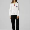 Sweatshirt mit halbem Reißverschluss und lockerer Passform Sweatshirt mit halbem Reißverschluss und lockerer Passform