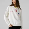 Sweatshirt mit halbem Reißverschluss und lockerer Passform Sweatshirt mit halbem Reißverschluss und lockerer Passform