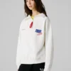 Sweatshirt mit halbem Reißverschluss und lockerer Passform Sweatshirt mit halbem Reißverschluss und lockerer Passform