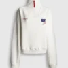 Sweatshirt mit halbem Reißverschluss und lockerer Passform Sweatshirt mit halbem Reißverschluss und lockerer Passform