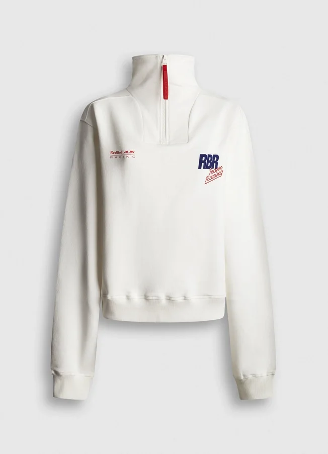 Sweatshirt mit halbem Reißverschluss und lockerer Passform Sweatshirt mit halbem Reißverschluss und lockerer Passform