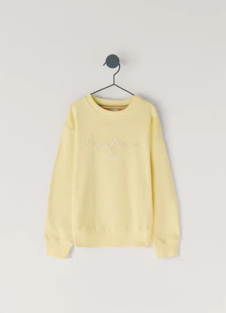 Sweatshirt mit Logo-Print in lockerer Passform