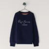 Sweatshirt mit Logo-Print in lockerer Passform