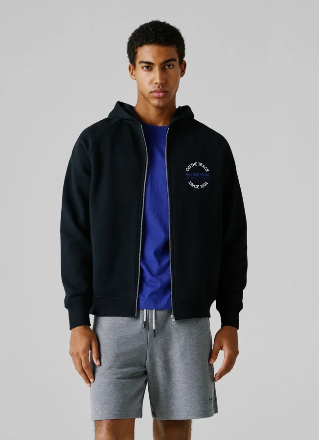 Sweatshirt mit Reißverschluss in lockerer Passform Sweatshirt mit Reißverschluss in lockerer Passform