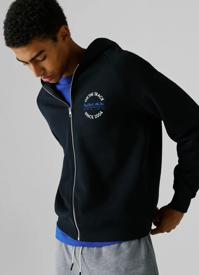Sweatshirt mit Reißverschluss in lockerer Passform Sweatshirt mit Reißverschluss in lockerer Passform