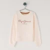 Sweatshirt mit Rundhalsausschnitt und lockerer Passform