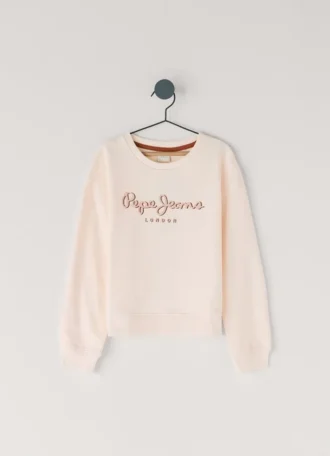Sweatshirt mit Rundhalsausschnitt und lockerer Passform
