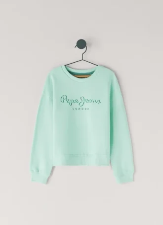 Sweatshirt mit Rundhalsausschnitt und lockerer Passform