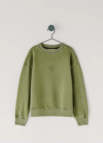 Sweatshirt mit Rundhalsausschnitt und lockerer Passform