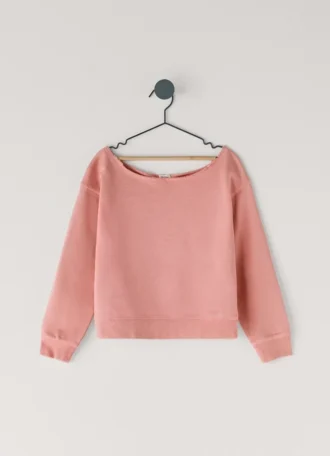 Sweatshirt mit Rundhalsausschnitt und lockerer Passform