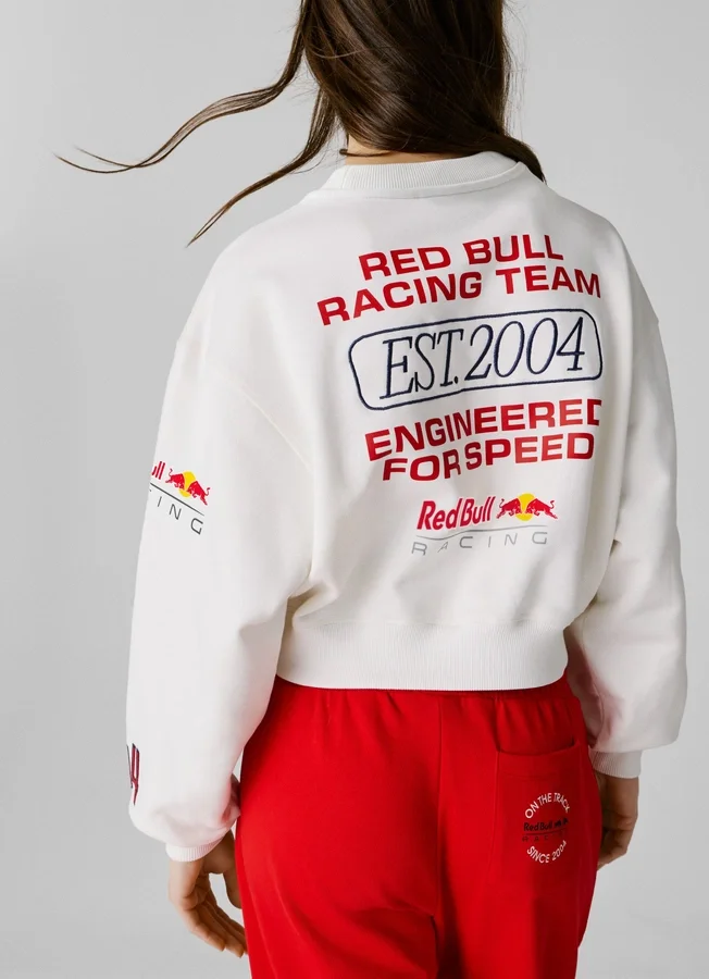Sweatshirt mit Rundhalsausschnitt und lockerer Passform Sweatshirt mit Rundhalsausschnitt und lockerer Passform