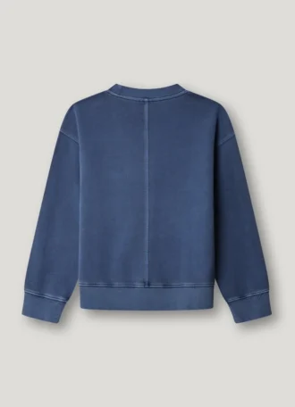 Sweatshirt mit Rundhalsausschnitt und lockerer Passform