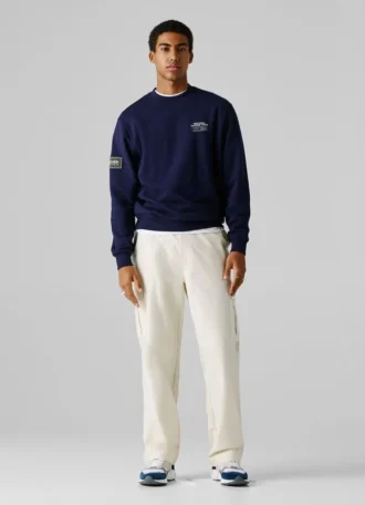 Sweatshirt mit Rundhalsausschnitt und lockerer Passform