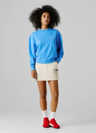 Sweatshirt mit Rundhalsausschnitt und lockerer Passform