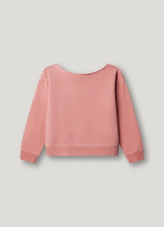 Sweatshirt mit Rundhalsausschnitt und lockerer Passform