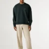 Sweatshirt mit Rundhalsausschnitt und lockerer Passform Sweatshirt mit Rundhalsausschnitt und lockerer Passform