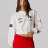 Sweatshirt mit Rundhalsausschnitt und lockerer Passform Sweatshirt mit Rundhalsausschnitt und lockerer Passform