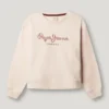 Sweatshirt mit Rundhalsausschnitt und lockerer Passform