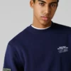 Sweatshirt mit Rundhalsausschnitt und lockerer Passform