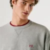 Sweatshirt mit Rundhalsausschnitt und lockerer Passform