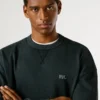 Sweatshirt mit Rundhalsausschnitt und lockerer Passform Sweatshirt mit Rundhalsausschnitt und lockerer Passform