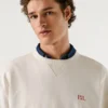Sweatshirt mit Rundhalsausschnitt und lockerer Passform Sweatshirt mit Rundhalsausschnitt und lockerer Passform