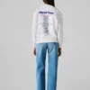 Sweatshirt mit Rundhalsausschnitt und lockerer Passform