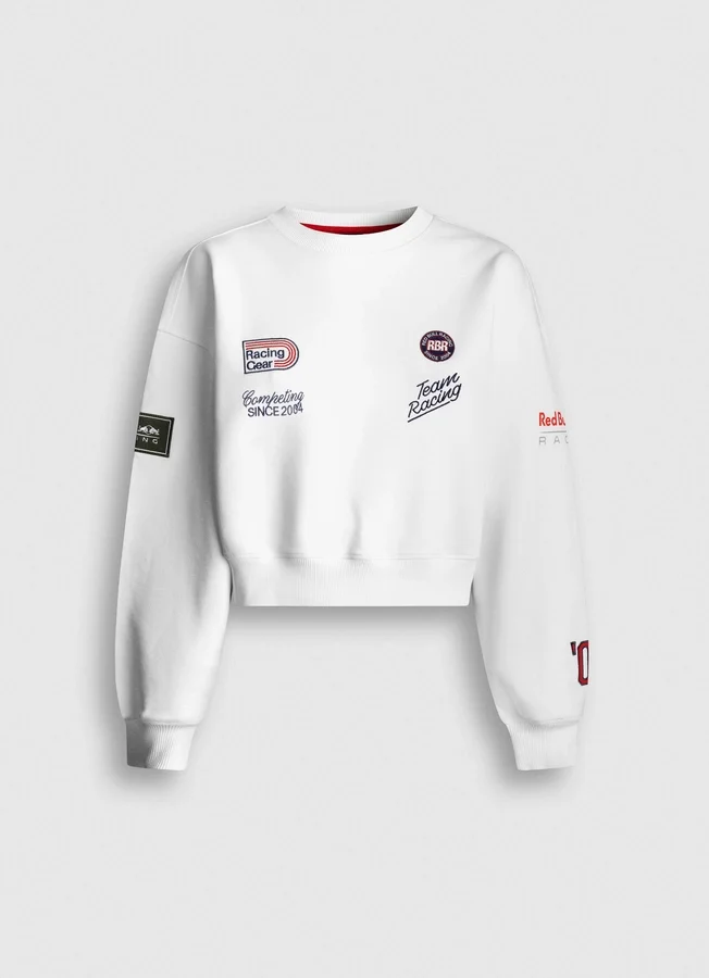 Sweatshirt mit Rundhalsausschnitt und lockerer Passform Sweatshirt mit Rundhalsausschnitt und lockerer Passform